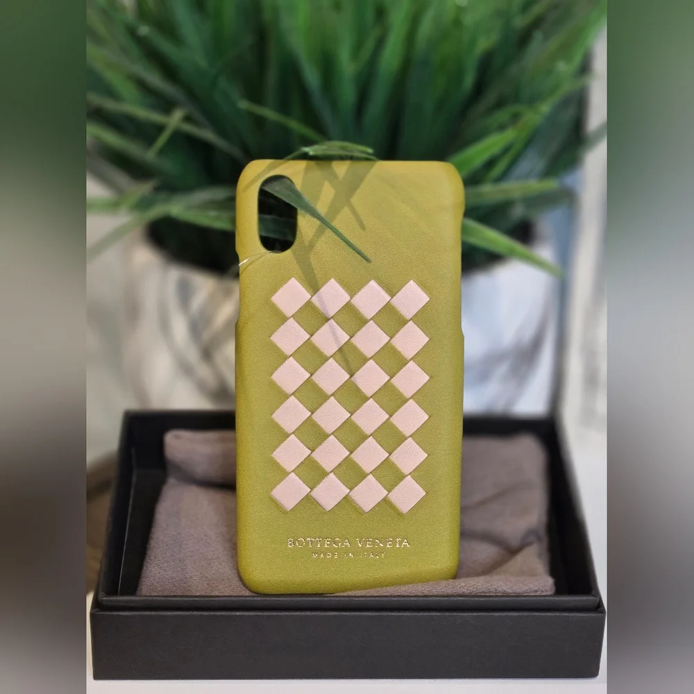 Bottega Veneta Intrecciato Leather iPhone X/XS Case